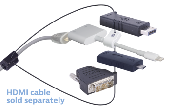 DL-AR11673 DigitaLinx Secure Adapter Ring with 4 Adapters