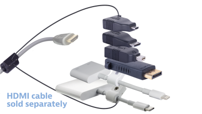 DL-AR13754 DigitaLinx Secure Adapter Ring with 6 Adapters