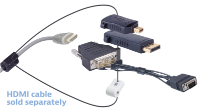 DL-AR9250 DigitaLinx Secure Adapter Ring with 4 Adapters