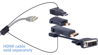 DL-AR9878 DigitaLinx Secure Adapter Ring with 4 Adapters