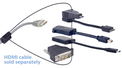 DL-AR10315 DigitaLinx Secure Adapter Ring with 5 Adapters