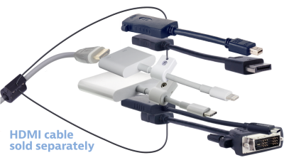 DL-AR14333 DigitaLinx Secure Adapter Ring with 6 Adapters