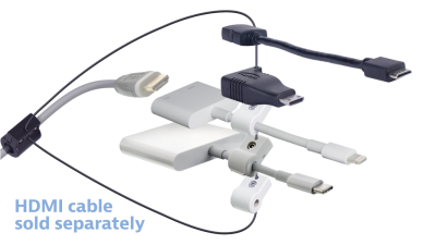 DL-AR12845 DigitaLinx Secure Adapter Ring with 4 Adapters