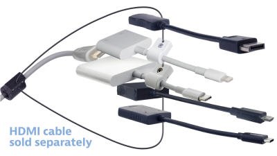 DL-AR9766 DigitaLinx Secure Adapter Ring with 5 Adapters