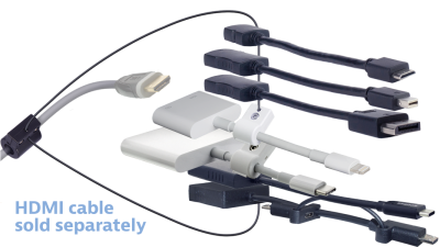 DL-AR13861 DigitaLinx Secure Adapter Ring with 7 Adapters