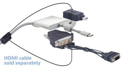 DL-AR10869 DigitaLinx Secure Adapter Ring with 4 Adapters