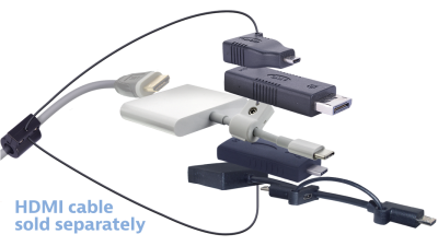 DL-AR9490 DigitaLinx Secure Adapter Ring with 5 Adapters