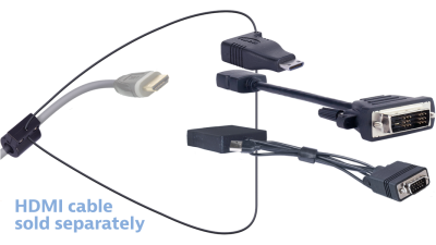 DL-AR10964 DigitaLinx Secure Adapter Ring with 3 Adapters