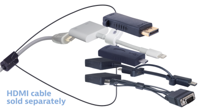 DL-AR13043 DigitaLinx Secure Adapter Ring with 5 Adapters