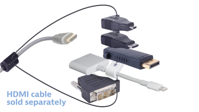 DL-AR9837 DigitaLinx Secure Adapter Ring with 5 Adapters