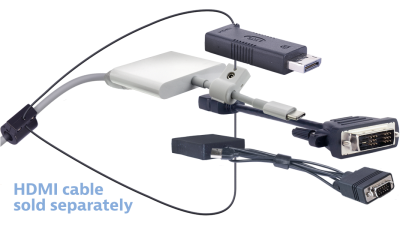 DL-AR11218 DigitaLinx Secure Adapter Ring with 4 Adapters