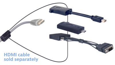 DL-AR16709 DigitaLinx Secure Adapter Ring with 3 Adapters