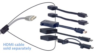 DL-AR9657 DigitaLinx Secure Adapter Ring with 5 Adapters