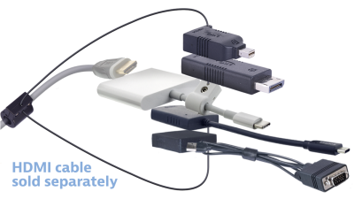 DL-AR14809 DigitaLinx Secure Adapter Ring with 5 Adapters