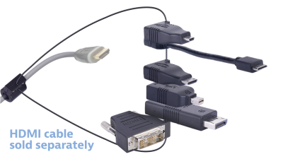 DL-AR11247 DigitaLinx Secure Adapter Ring with 6 Adapters