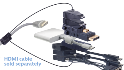 DL-AR12566 DigitaLinx Secure Adapter Ring with 9 Adapters