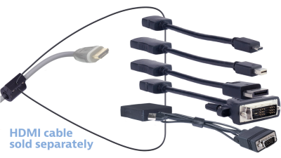 DL-AR17329 DigitaLinx Secure Adapter Ring with 5 Adapters