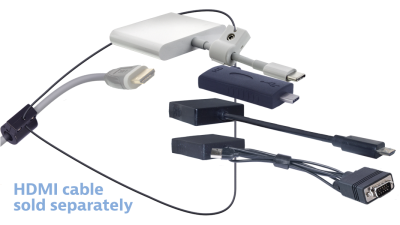 DL-AR16195 DigitaLinx Secure Adapter Ring with 3 Adapters