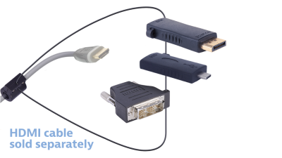 DL-AR10606 DigitaLinx Secure Adapter Ring with 3 Adapters