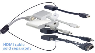 DL-AR9454 DigitaLinx Secure Adapter Ring with 5 Adapters