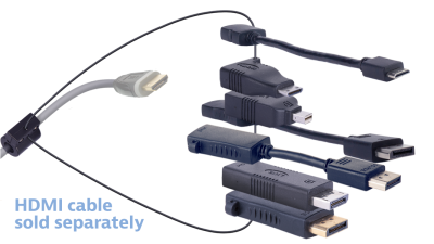 DL-AR16399 DigitaLinx Secure Adapter Ring with 7 Adapters