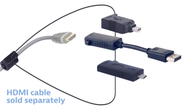 DL-AR17273 DigitaLinx Secure Adapter Ring with 3 Adapters