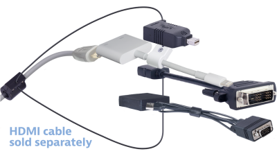 DL-AR12917 DigitaLinx Secure Adapter Ring with 4 Adapters