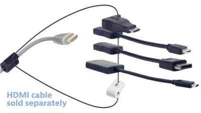 DL-AR14769 DigitaLinx Secure Adapter Ring with 4 Adapters