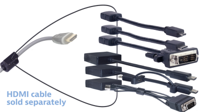 DL-AR14978 DigitaLinx Secure Adapter Ring with 6 Adapters