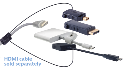 DL-AR17416 DigitaLinx Secure Adapter Ring with 4 Adapters