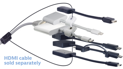 DL-AR9754 DigitaLinx Secure Adapter Ring with 6 Adapters