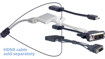 DL-AR12909 DigitaLinx Secure Adapter Ring with 4 Adapters