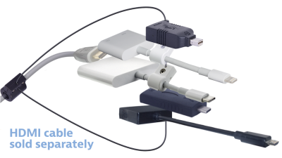 DL-AR14905 DigitaLinx Secure Adapter Ring with 5 Adapters