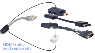 DL-AR16155 DigitaLinx Secure Adapter Ring with 3 Adapters