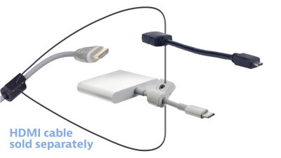 DL-AR10184 DigitaLinx Secure Adapter Ring with 2 Adapters