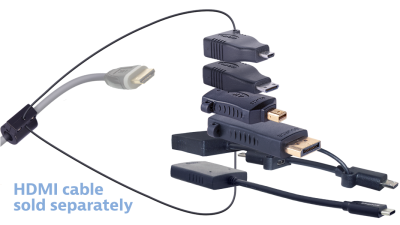 DL-AR9622 DigitaLinx Secure Adapter Ring with 6 Adapters