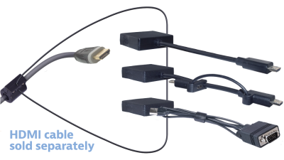 DL-AR9886 DigitaLinx Secure Adapter Ring with 3 Adapters