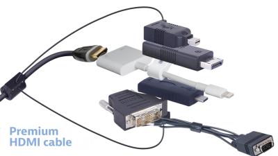 DL-AR7521-P15 DigitaLinx Secure Adapter Ring with 6 Adapters