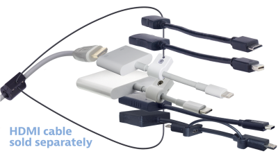 DL-AR13749 DigitaLinx Secure Adapter Ring with 6 Adapters