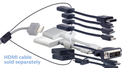 DL-AR3695 DigitaLinx Secure Adapter Ring with 9 Adapters