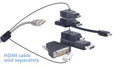 DL-AR12453 DigitaLinx Secure Adapter Ring with 6 Adapters