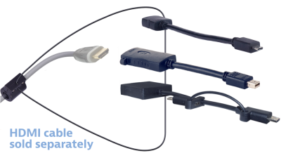 DL-AR11576 DigitaLinx Secure Adapter Ring with 3 Adapters