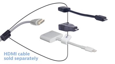 DL-AR15053 DigitaLinx Secure Adapter Ring with 3 Adapters