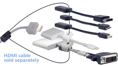 DL-AR3458 DigitaLinx Secure Adapter Ring with 6 Adapters