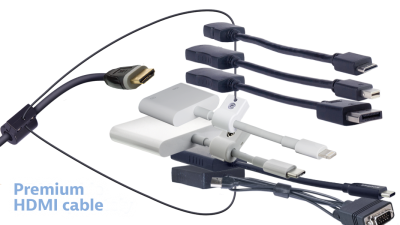 DL-AR5989-P06 DigitaLinx Secure Adapter Ring with 7 Adapters