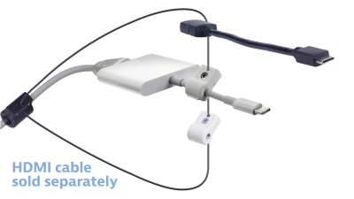 DL-AR10323 DigitaLinx Secure Adapter Ring with 2 Adapters