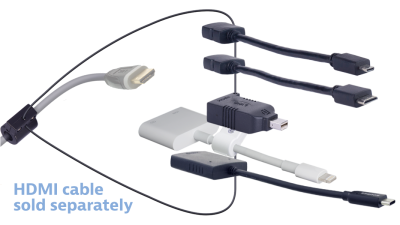 DL-AR14956 DigitaLinx Secure Adapter Ring with 5 Adapters