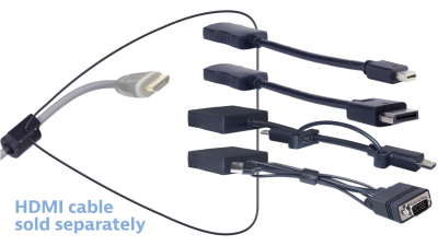 DL-AR14424 DigitaLinx Secure Adapter Ring with 4 Adapters