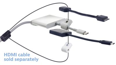 DL-AR9887 DigitaLinx Secure Adapter Ring with 3 Adapters