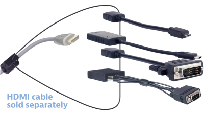 DL-AR11475 DigitaLinx Secure Adapter Ring with 4 Adapters